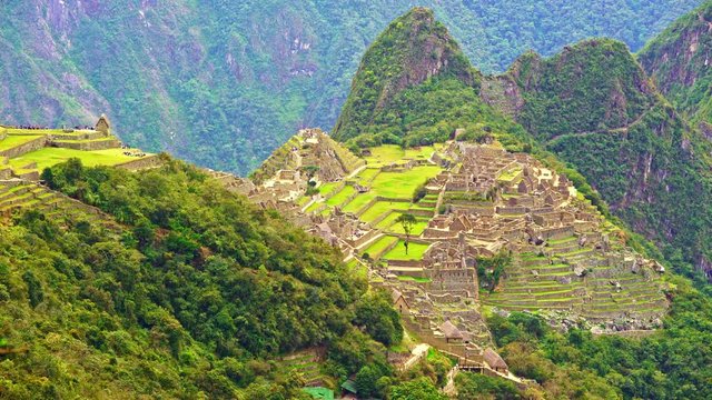 Machu Pichu Wide Overview, Peru