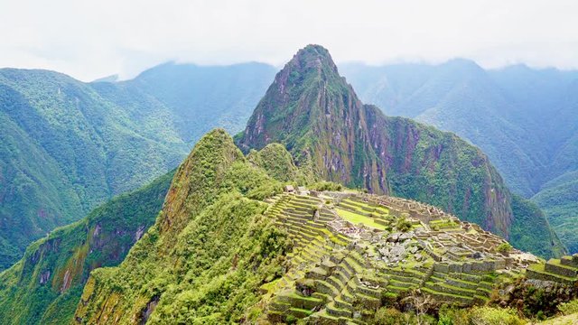Time Lapse Machu Pichu Overview, Peru