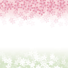 桜の背景模様
