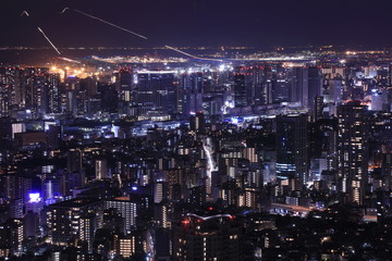 Obraz na płótnie Canvas Tokyo night view