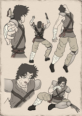 samurai warrior illustration