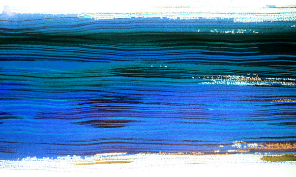 abstract watercolor background design with texture stripes