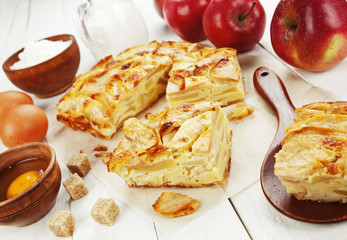 French apple pie