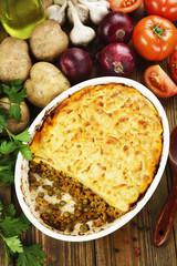 Cottage pie with meat