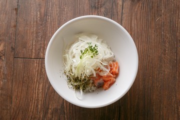 salmon donburi