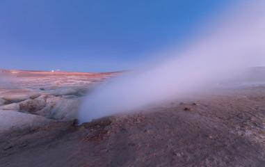 Geyser Sol de Manana, Altiplano, Bolivia