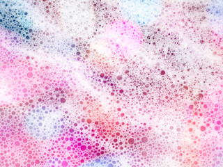 Abstract backgrounds of soap foam or wash powder bubbles