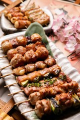 assorted skewers