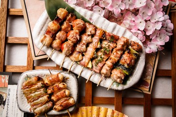 assorted skewers