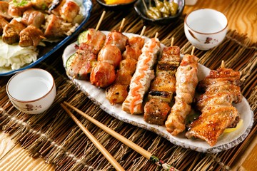 assorted skewers, 일본식 모듬꼬치