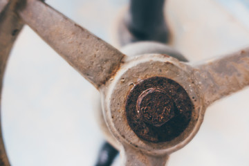 valve at water treatment plant