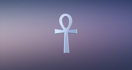Ankh Silver 3d Icon
