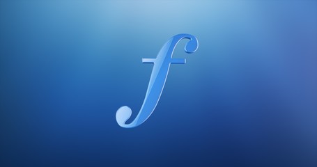 Forte Loud Music Blue 3d Icon