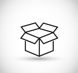 Box icon vector