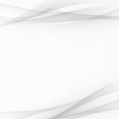 Grey futuristic satin swoosh wave lines