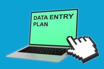 Data Entry Plan concept