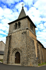 Fototapeta na wymiar Eglise d'Aix en Corrèze.