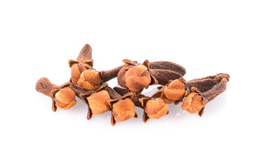 clove on white background