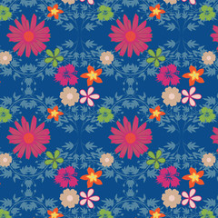 Fototapeta na wymiar flower background. pattern vector