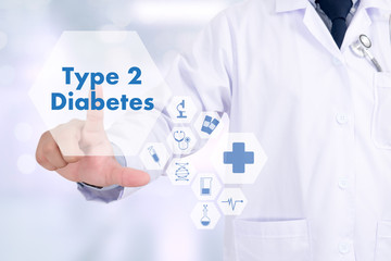 type 2 diabetes doctor a test disease health medical concept