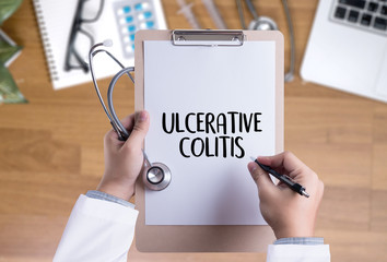 ULCERATIVE COLITIS Healthcare modern medical Doctor concept