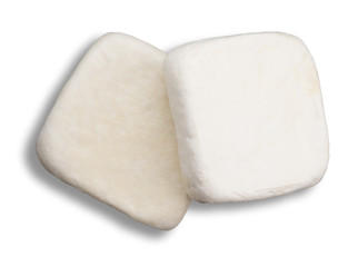 Fresh tofu isolated on white background