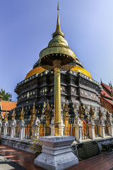 The pagoda in Chiang Mai Thailand