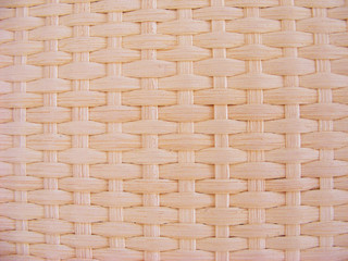 Naklejka premium Wicker ivory texture / seamless background