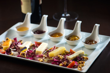 various assortment of italian cheese