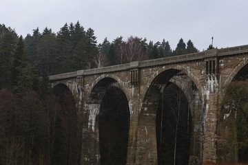 Vecchia ferrovia,ponte a Stanczyki Polonia