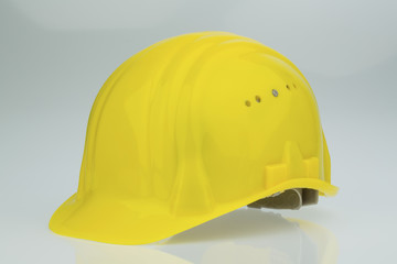 Gelber Industrieschutzhelm