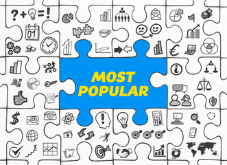 Most Popular / Puzzle mit Symbole