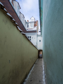 Strada Sforii (Rope Street) is the narrowest street in Brasov, Romania, and one of the narrowest in the whole Europe