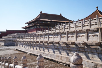 Obraz premium Palace of Heavenly Purity Qianqinggong in Forbidden city, Beijing, China