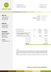 Simple Invoice template