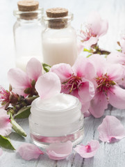Fototapeta na wymiar natural cosmetics, fresh as Spring