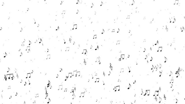 Looped Abstract Background of Musical Notes
Animation of motion notes.