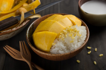 Khao Niew Ma Muang, Mango and sticky rice, Thai Dessert