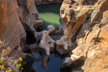 Bourke Luck Potholes, Rock formation, Blyde River Canyon, South Africa, Africa