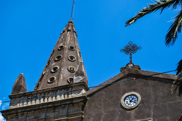 The Church of SS. Trinity in Forza d'Agro. Sicily