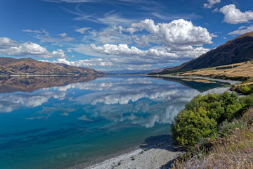 Scenic View of Lake Hawea