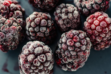 Frozen blackberries