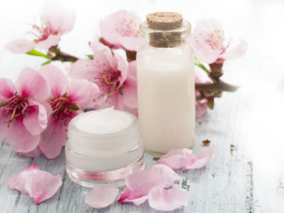 Fototapeta na wymiar natural cosmetics, fresh as Spring