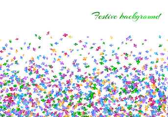 Celebration background with confetti carnival
