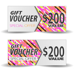 Gift voucher Template.