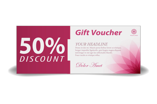 Gift voucher template - Powered by Adobe