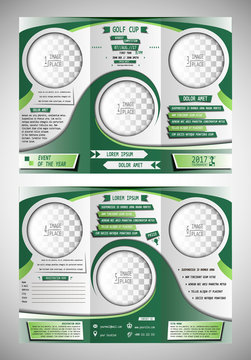 Golf Cup Tri Fold Brochure