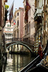 Obraz na płótnie Canvas A canal in Venice