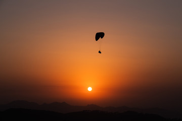 Paragliding at Bir
