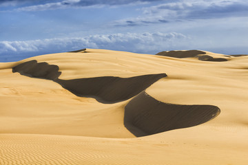 Fototapeta na wymiar Sand dune tele shades